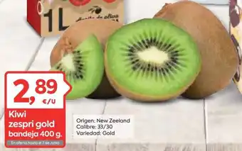 Suma Supermercados Kiwi Zespri Gold Bandeja 400 g oferta