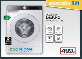 Tien 21 Samsung Lavadora WW90T534DTT/S3 oferta