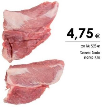 Cash Ifa Secreto Cerdo Blanco Kilo oferta