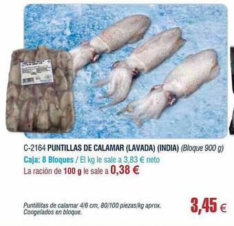 Abordo Puntillas De Calamar oferta