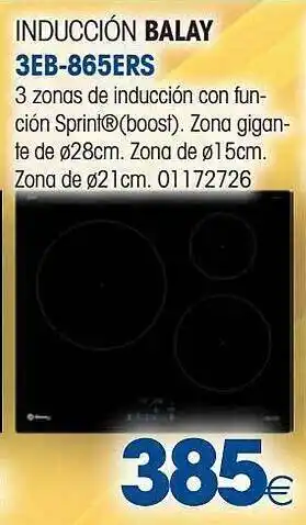 Master Cadena Inducción Balay 3eb-865ers oferta