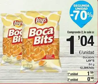 SPAR Fragadis Segunda Unidad -70% Bocabits Lay's oferta