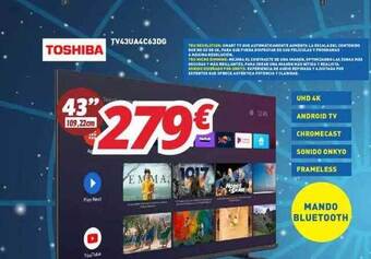 Mi electro Toshiba Tv43ua4c63dg oferta