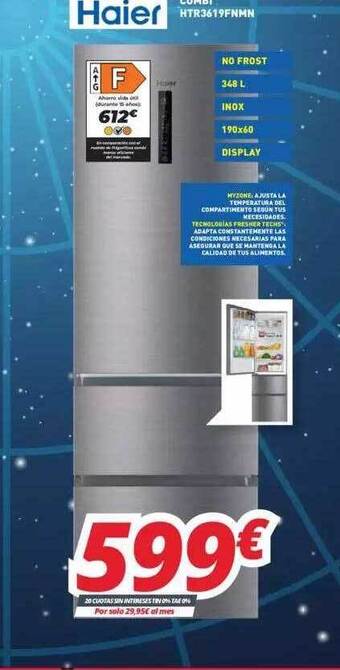 Mi electro Haier Combi Htr3619fnmn oferta