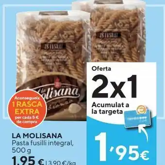 Caprabo Pasta integral la molisana oferta