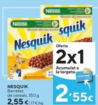 Caprabo Cereales nesquik oferta