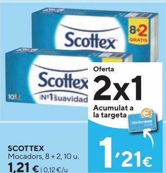 Caprabo Pañuelos de papel scottex oferta
