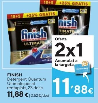Caprabo Detergente finish oferta