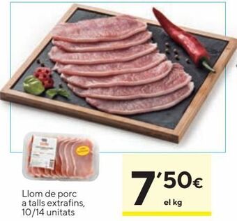 Caprabo Lomo de cerdo oferta