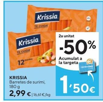 Caprabo Surimi krissia oferta