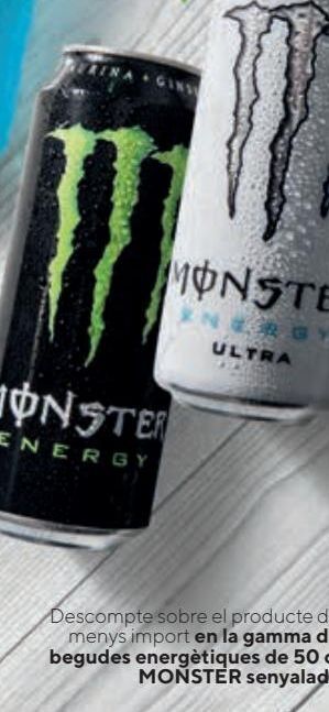 Caprabo Bebida energética monster oferta