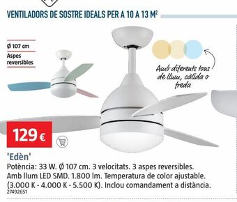 Bauhaus Ventilador de techo oferta