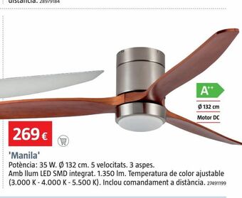 Bauhaus Ventilador de techo oferta