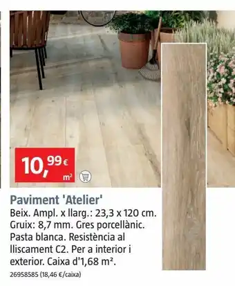 Bauhaus Pavimento exterior oferta