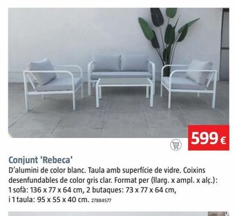 Bauhaus Muebles de jardín oferta