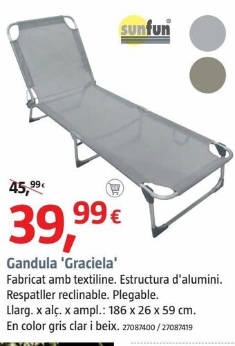 Bauhaus Tumbonas oferta