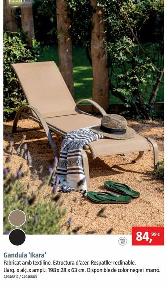 Bauhaus Tumbona reclinable oferta