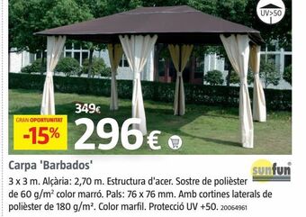 Bauhaus Carpa de jardín oferta