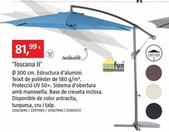 Bauhaus Parasol oferta