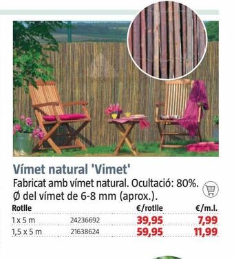Bauhaus Malla de ocultación oferta