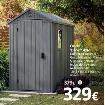 Bauhaus Caseta de jardín oferta