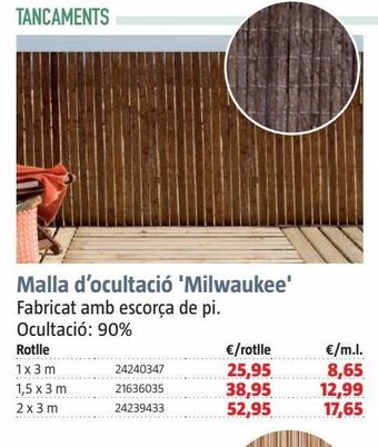 Bauhaus Malla de ocultación oferta