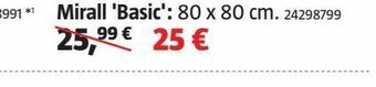 Bauhaus Espejo de baño oferta