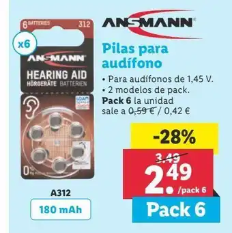 Lidl Pilas oferta