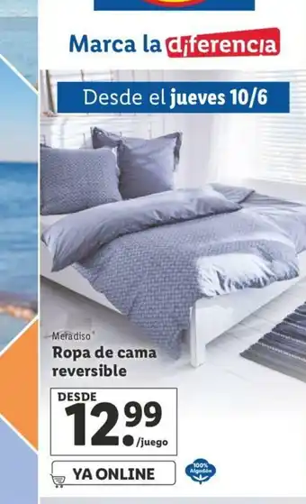 Lidl Mera diso Ropa de cama reversible oferta