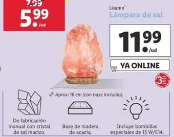 Lidl Làmpara de sal oferta
