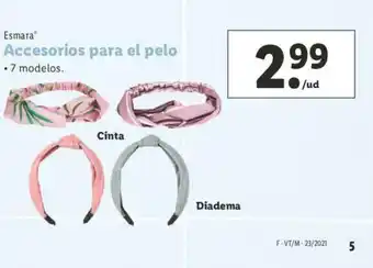 Lidl Esmara Accesorios para el pelo oferta