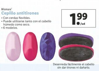 Lidl Cepillo antitirones oferta
