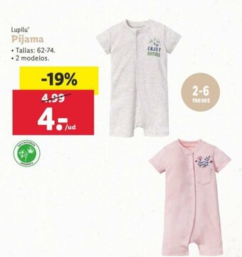 Lidl Pijama oferta