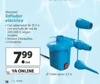 Lidl Inflador elèctrico oferta