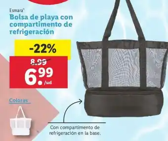 Lidl Bolsa de playa con compartimento de refrigeracion oferta