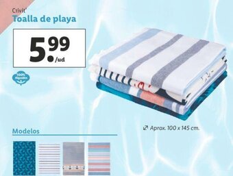 Lidl Toalla de playa oferta