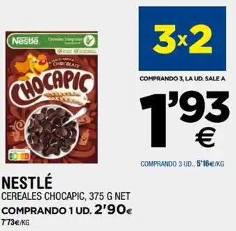 BM Supermercados Nestlé Cereales Chocapic 375 g Net 3x2 oferta
