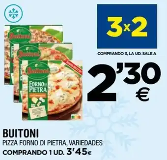 BM Supermercados Buitoni Pizza Forno Di Pietra Variedades 3x2 oferta