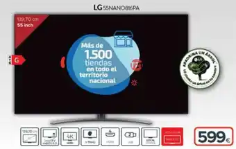 Tien 21 LG 55NANO816PA oferta