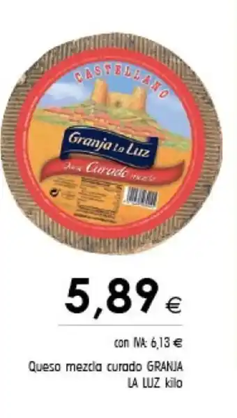 Cash Ifa Granja La Luz Queso Mezcla Curado Kilo oferta