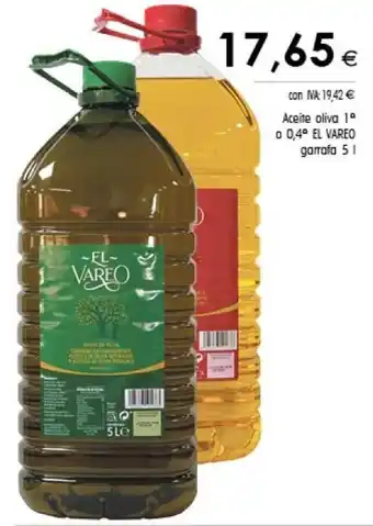 Cash Ifa El Vareo Aceite Oliva 1º o 0.4º Garrafa 5 L oferta