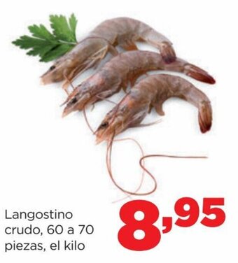 Alimerka Langostino Crudo, 60 a 70 piezas, El Kilo oferta