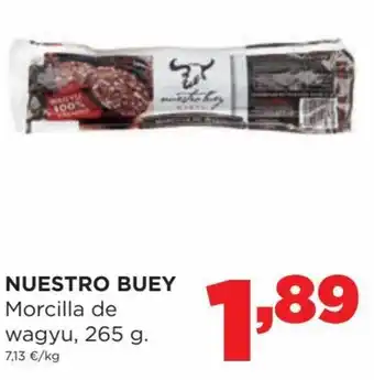 Alimerka Nuestro Buey Morcilla de Wagyu, 265 g. oferta