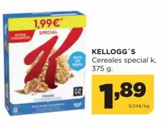 Alimerka Kellogg's Cereales Special K, 375 g. oferta