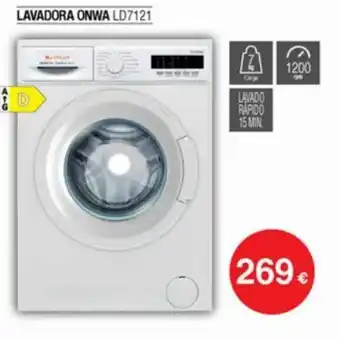 Milar Onwa Lavadora LD7121 oferta