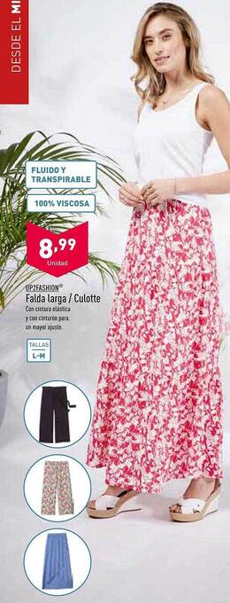ALDI Up2fashion Falda Larga Culotte oferta