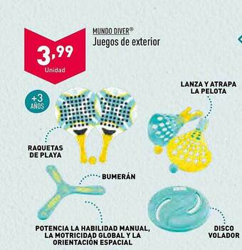 ALDI Mundo Diver Juegos De Exterior oferta