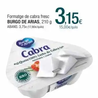 Condis Burgo de Arias Formatge de Cabra Fresc, 210 g oferta