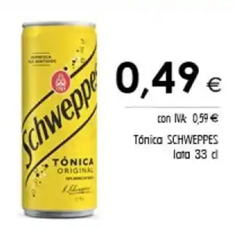 Cash Ifa Schweppes Tónica lata 33 cl oferta