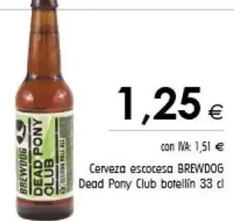 Cash Ifa Brewdog Cerveza escocesa Dead Pony Club botellín 33 cl oferta